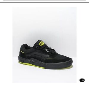 Vans Wayvee Black & Sulphur Skate Shoes